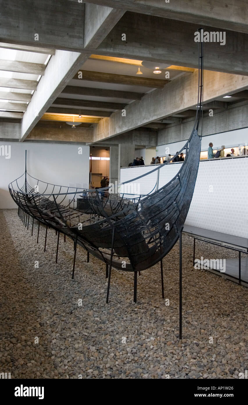 Skuldelev Skuldelev 2 Viking Ship Museum Roskilde Denmark Stock Photo - Alamy