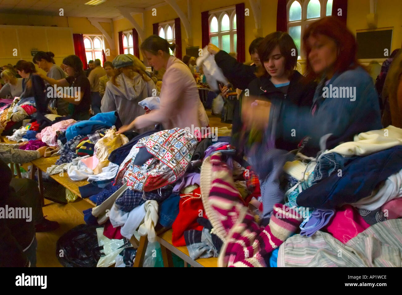 Jumble sale clothes hires stock photography and images Alamy