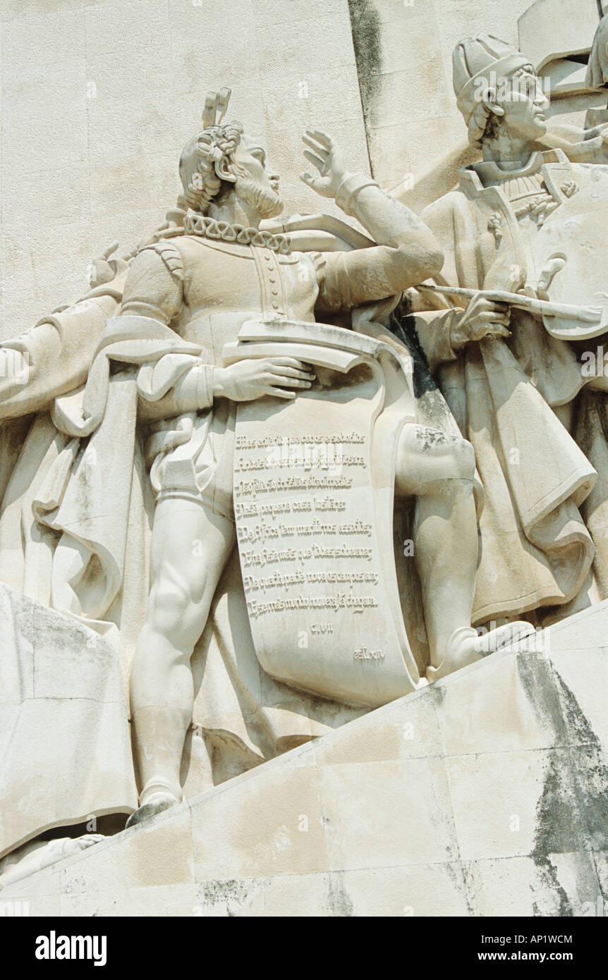 Monument to the Discoveries, Belem District, Lisbon, Portugal Stock Photo