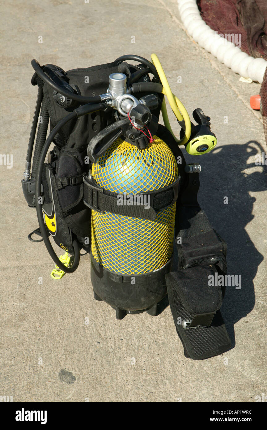 scuba diving, scuba (Self-Contained Underwater Breathing Apparatus) Stock Photo