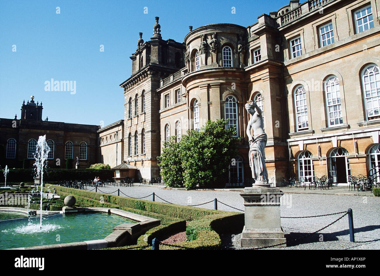 Blenheim Palace, Woodstock, near Oxford, Oxfordshire, England. Upper