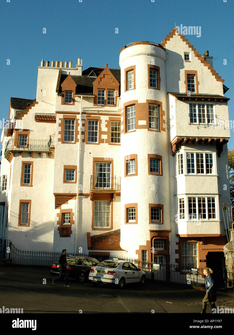 Ramsay Gardens,Edinburgh Castle,Scotland Stock Photo Alamy