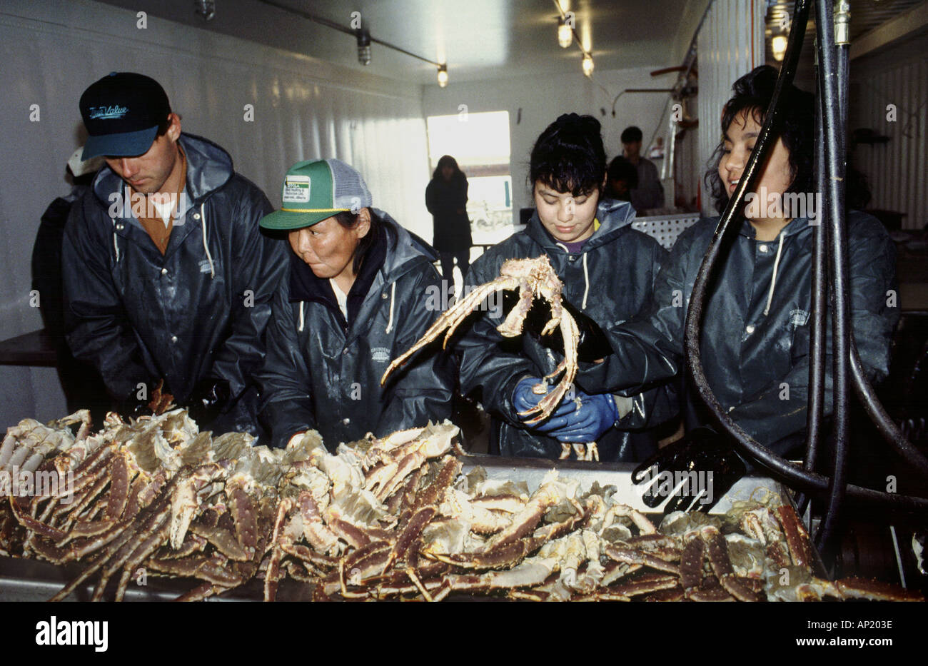King Crab Canning Factory Nome Alaska Stock Photo