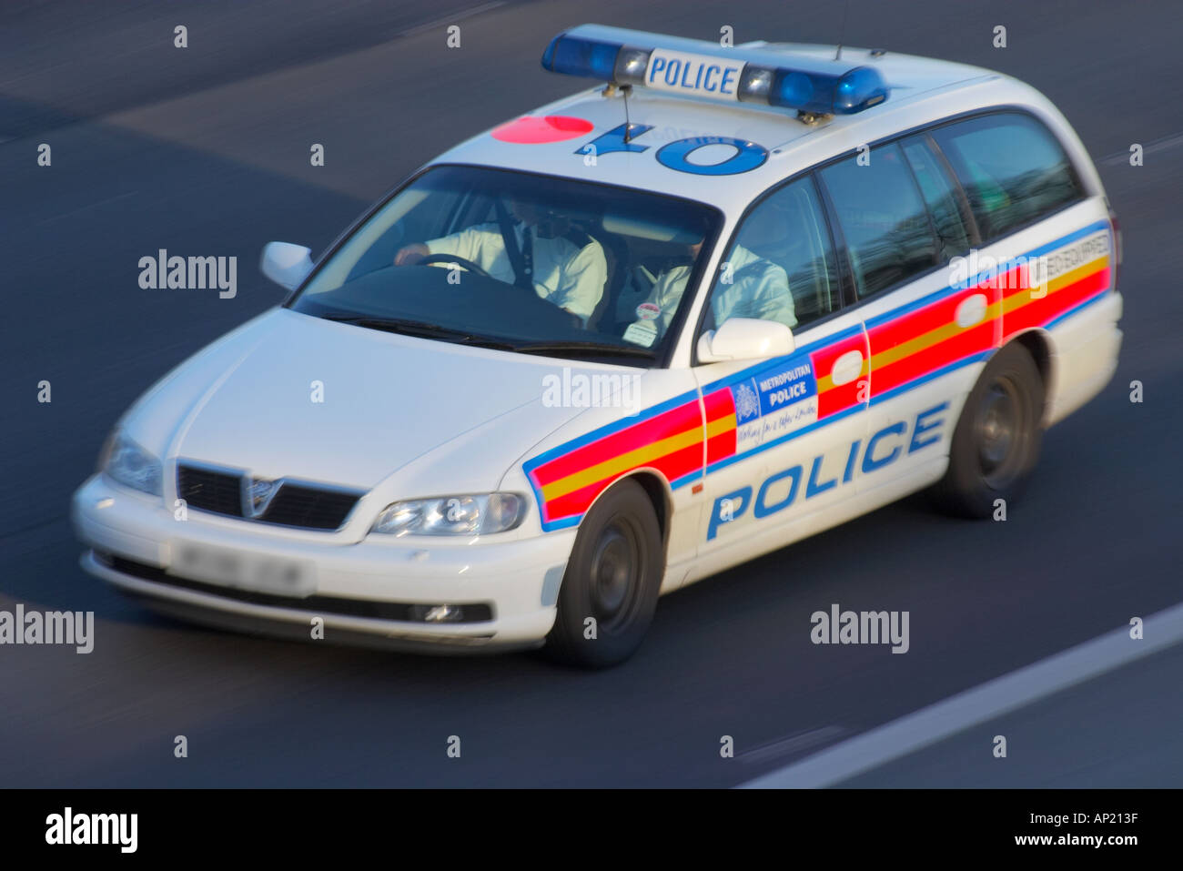 Police car van emergency services response unit in London England UK