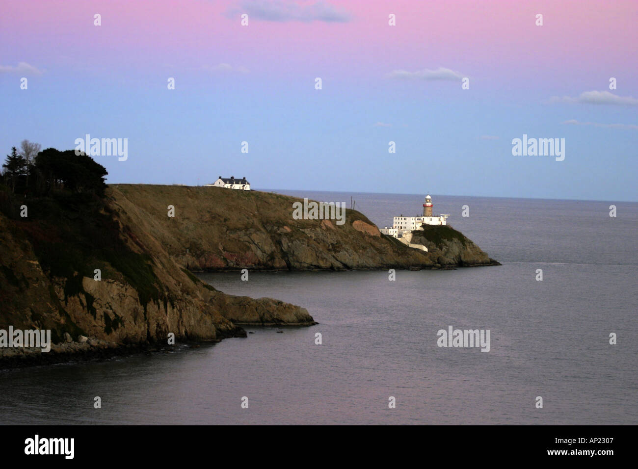 Bailey Lighthouse Dublin Bay Stock Photo Alamy
