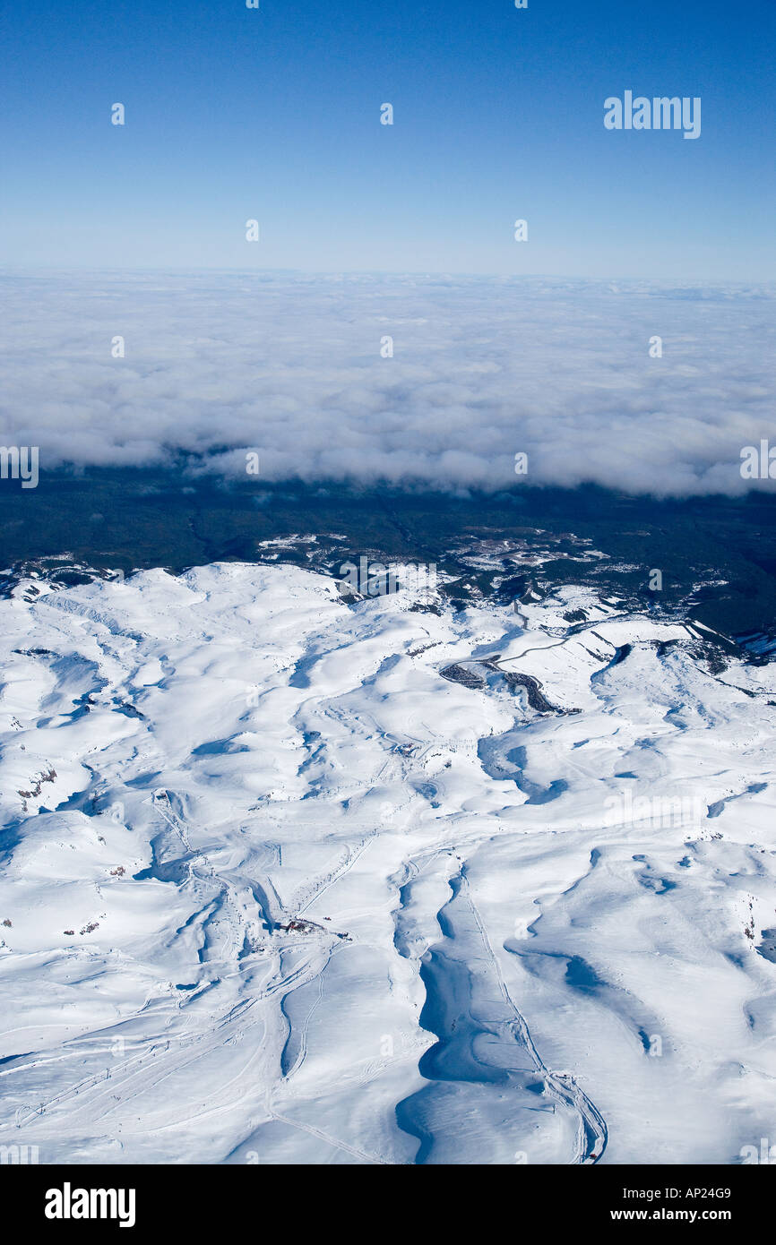 Turoa Skifield Mt Ruapehu Tongariro National Park Central Plateau North