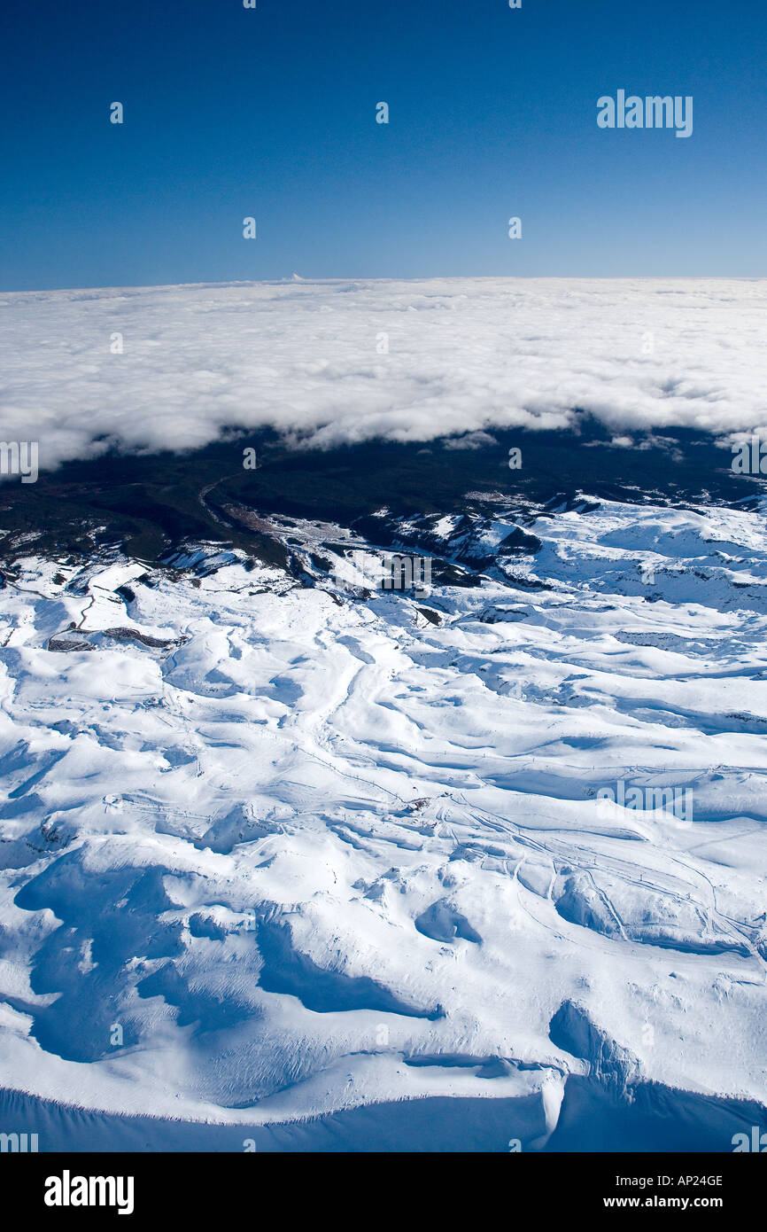 Turoa Skifield Mt Ruapehu Tongariro National Park Central Plateau North