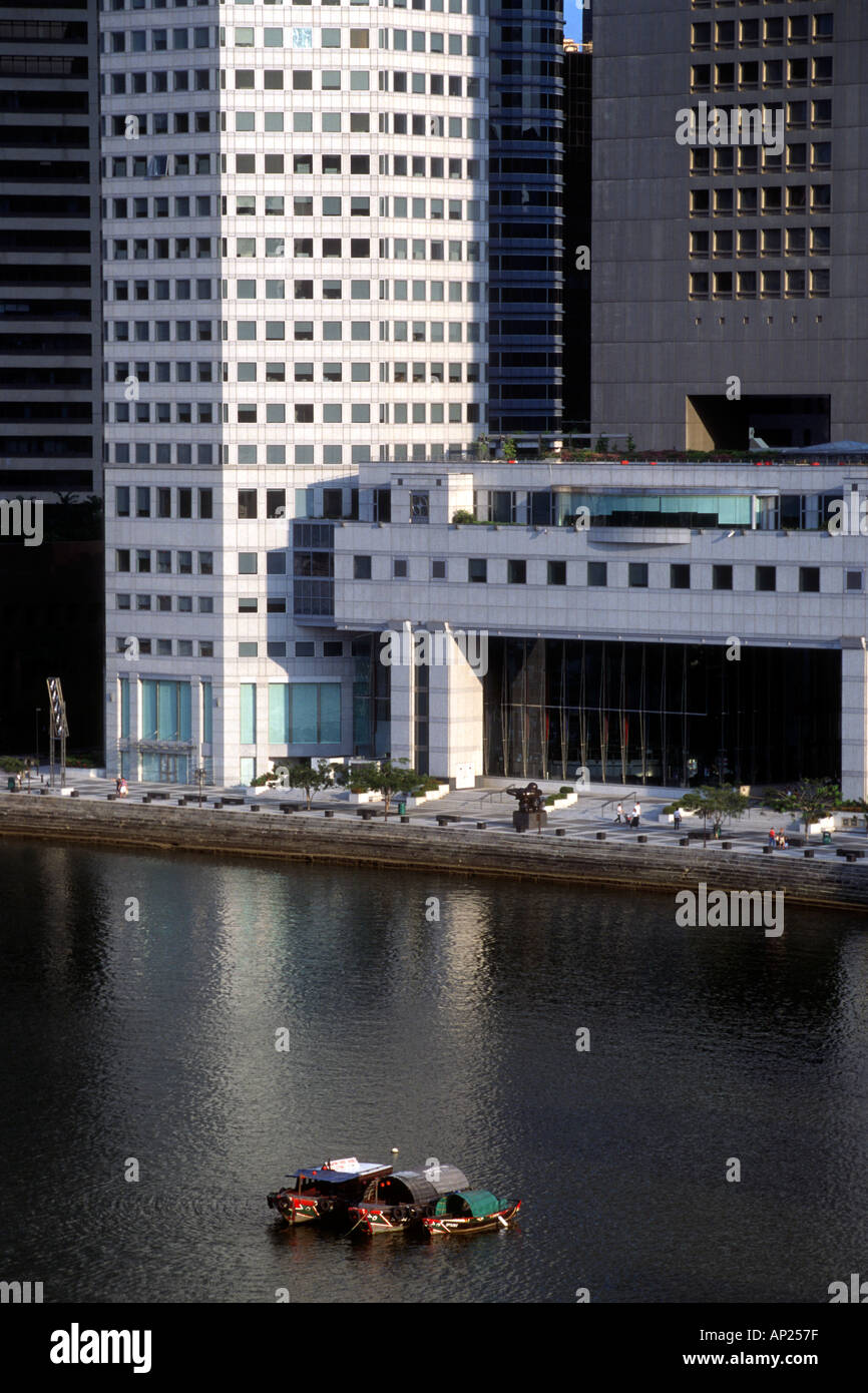 June 1996 Singapore Singapore River near Boat Quay Photo Simon Grosset