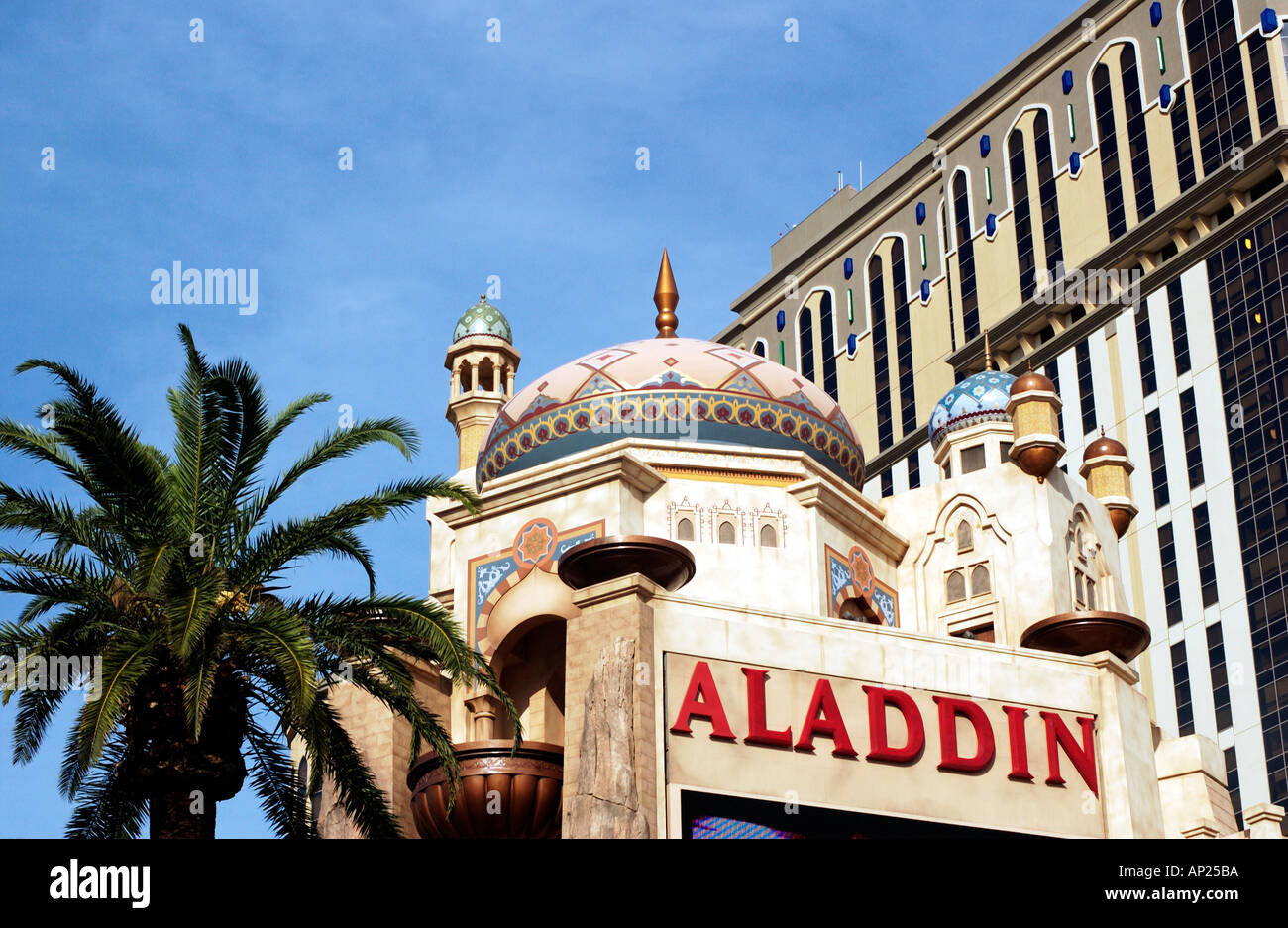 Aladdin resort and casino Las Vegas Stock Photo