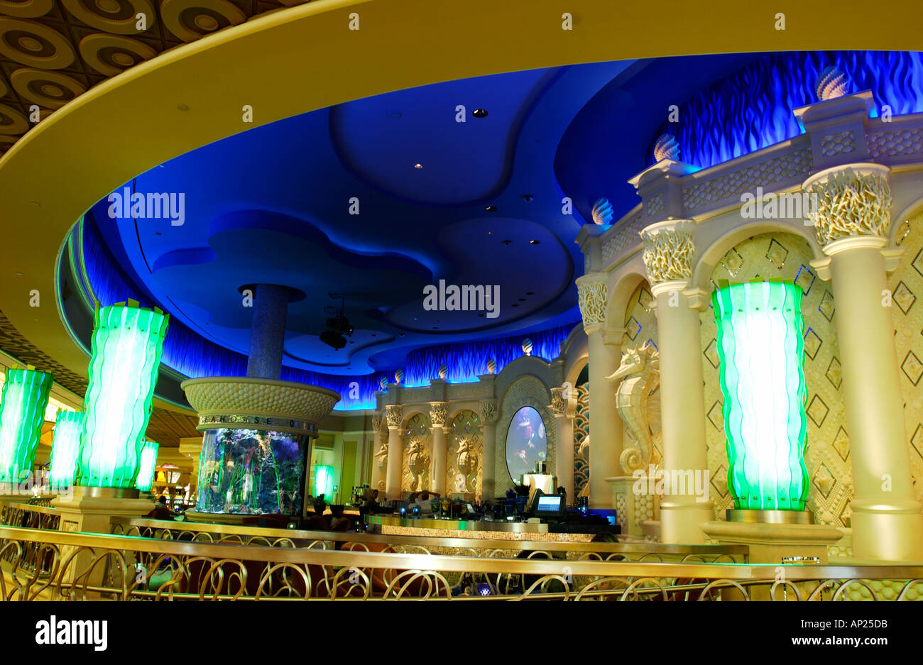 Bar inside Caesars Palace hotel and casino Las Vegas Stock Photo