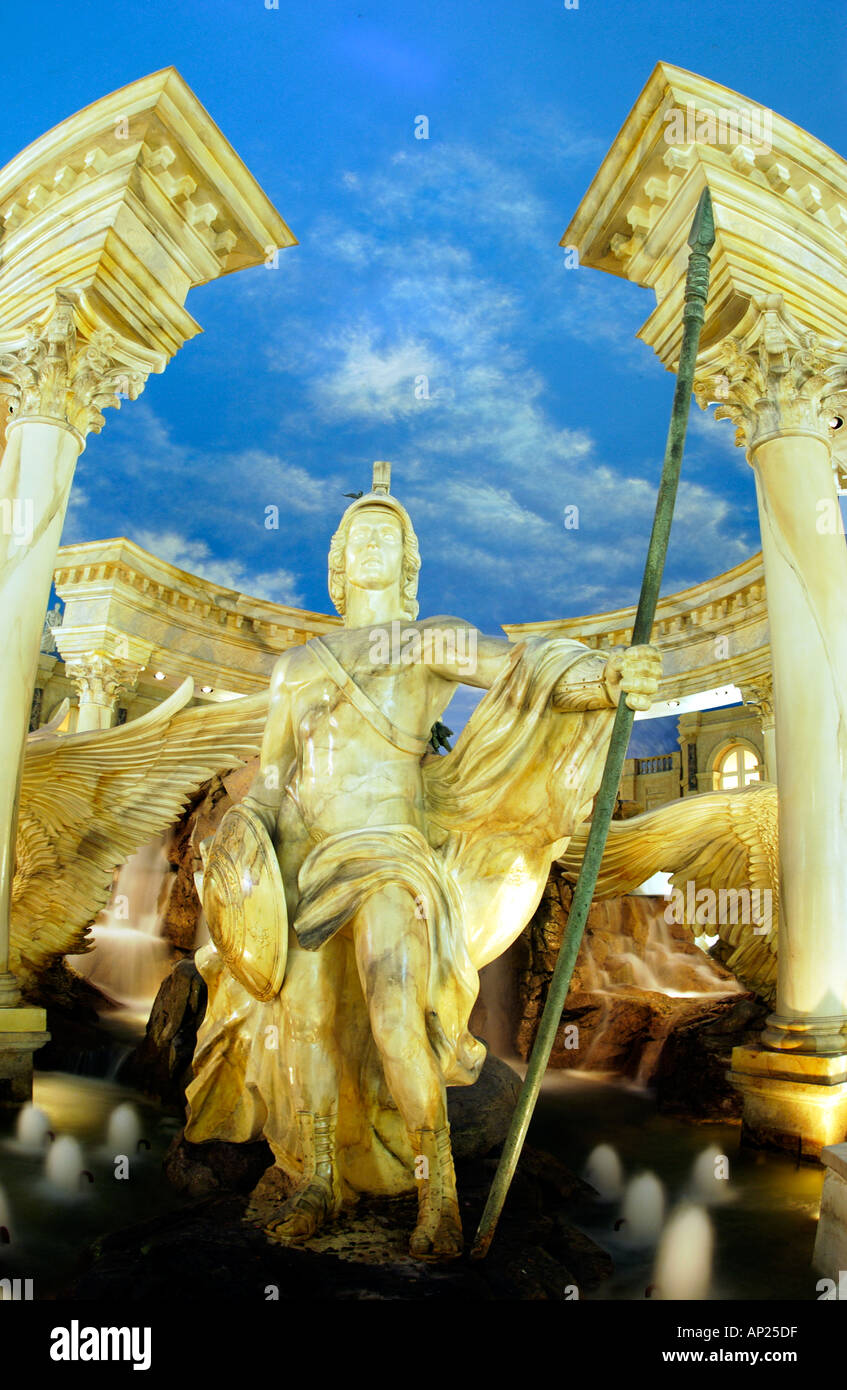 Statues in Forum Shops at Caesars Palace Las Vegas Stock Photo
