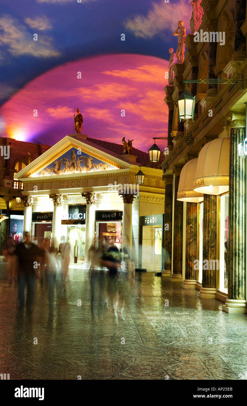 Forum Shops at Caesars Palace Las Vegas Stock Photo