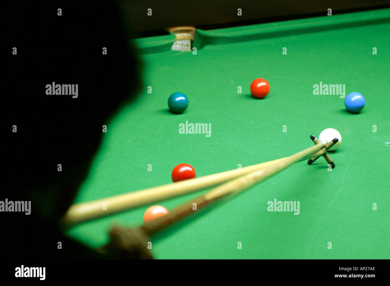 Snooker table pool hall London United Kingdom Stock Photo Alamy