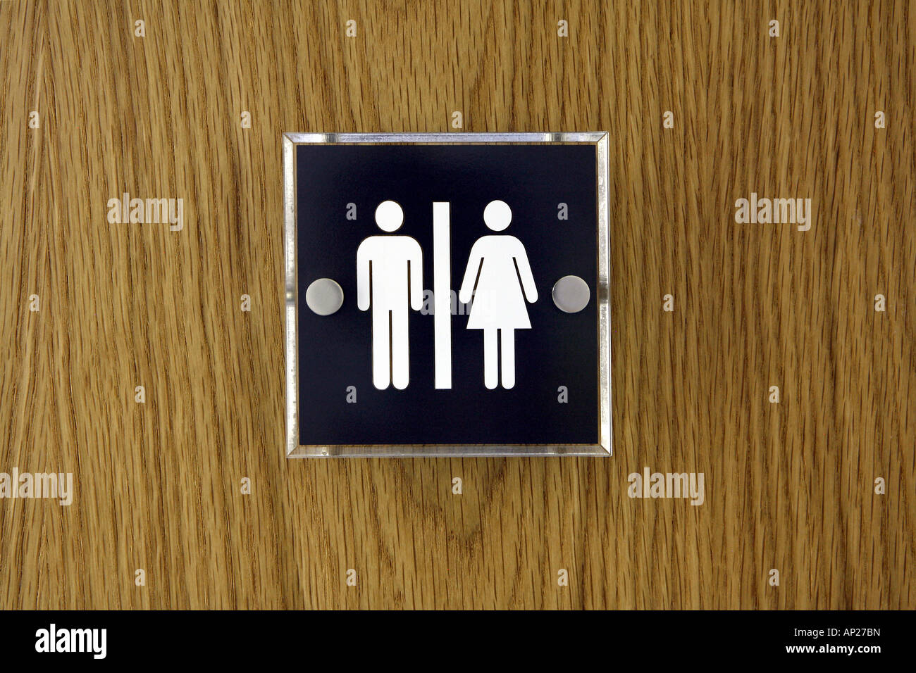 Toilet men and women door sign hi-res stock photography and images - Alamy