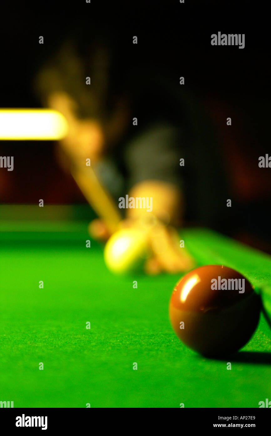 Snooker table pool hall London United Kingdom Stock Photo Alamy