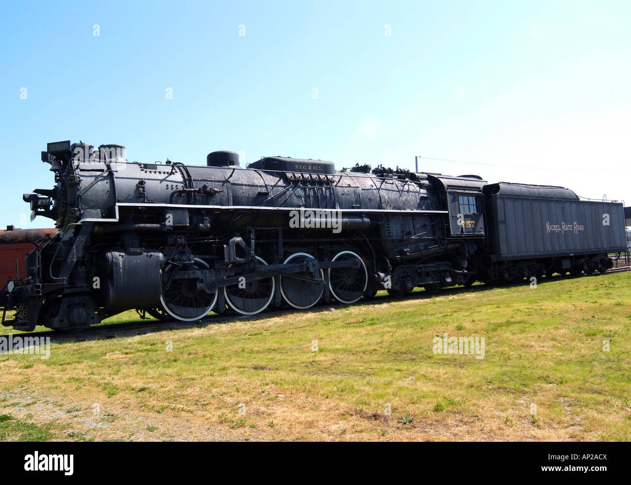 NIckel Plate Road NKP NYC & StL Railroad Photo Steam Locomotive 757 