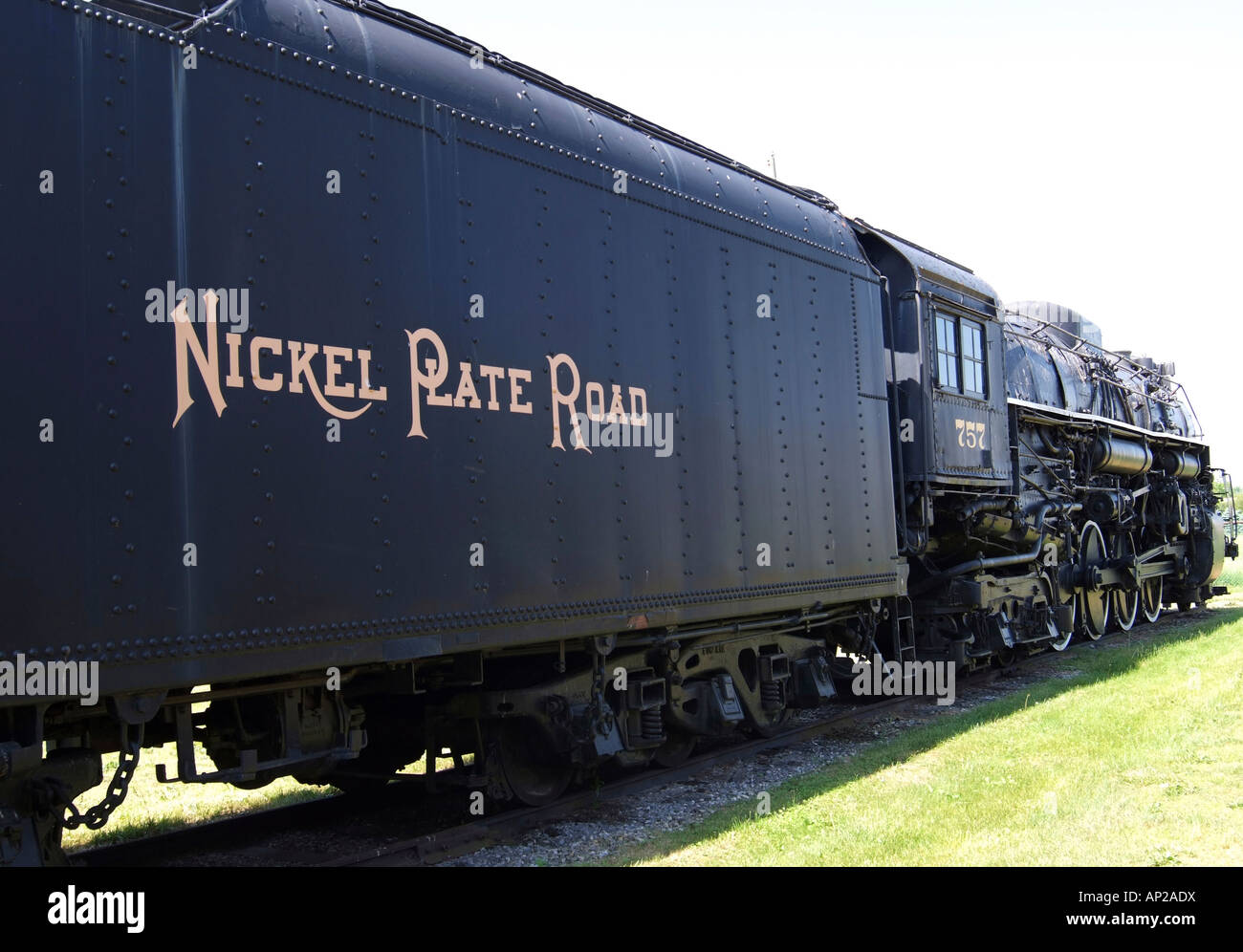 File:New York, Chicago & St. Louis Railroad (Nickel Plate Road) - 757 steam  locomotive (S-2 2-8-4) 5 (26516222843).jpg - Wikimedia Commons