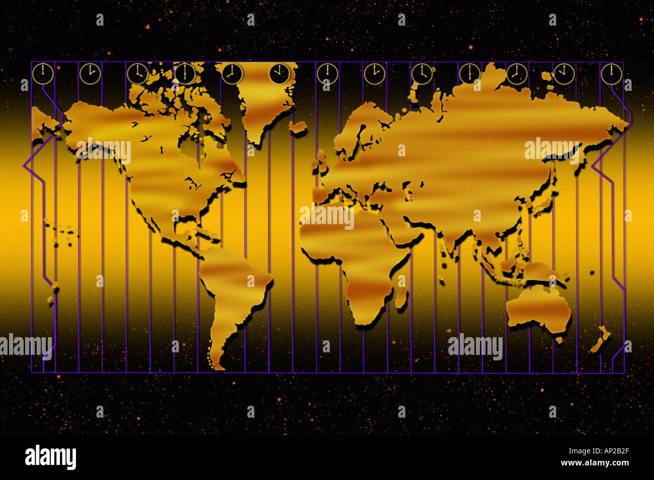 Map of north america and europe hi-res stock photography and images - Alamy