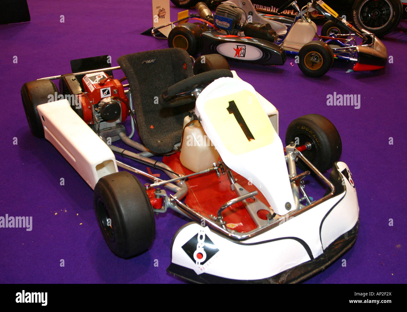 racing karts Lewis Hamilton Stock Photo Alamy