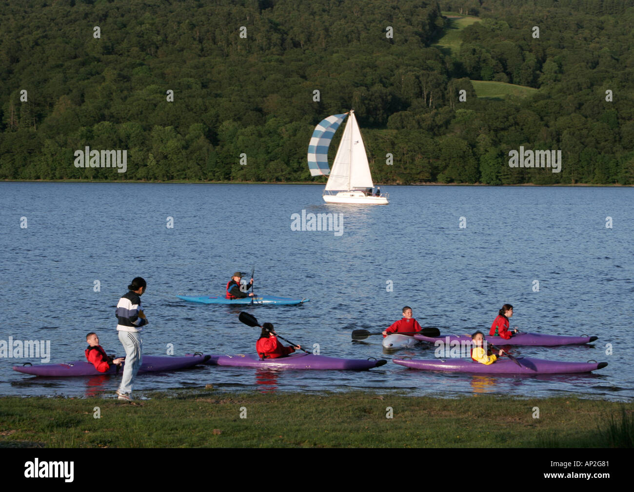 Coniston water children hi-res stock photography and images - Alamy