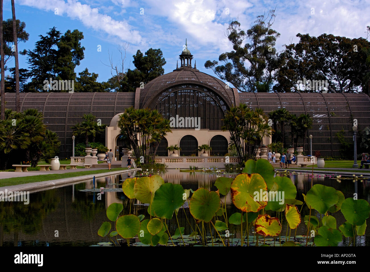 Botanical Building, Balboa Park, San Diego, California USA Stock Photo
