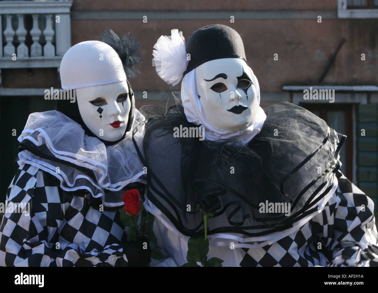 Carnival venice black white hi-res stock photography and images - Alamy