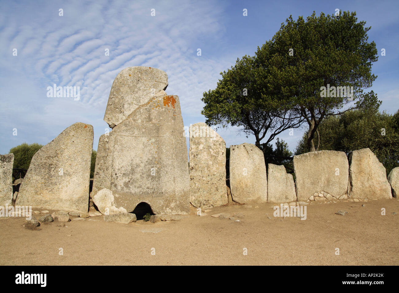 Li Longhi, giants tomb, Sardinia, Italy. Stock Photo