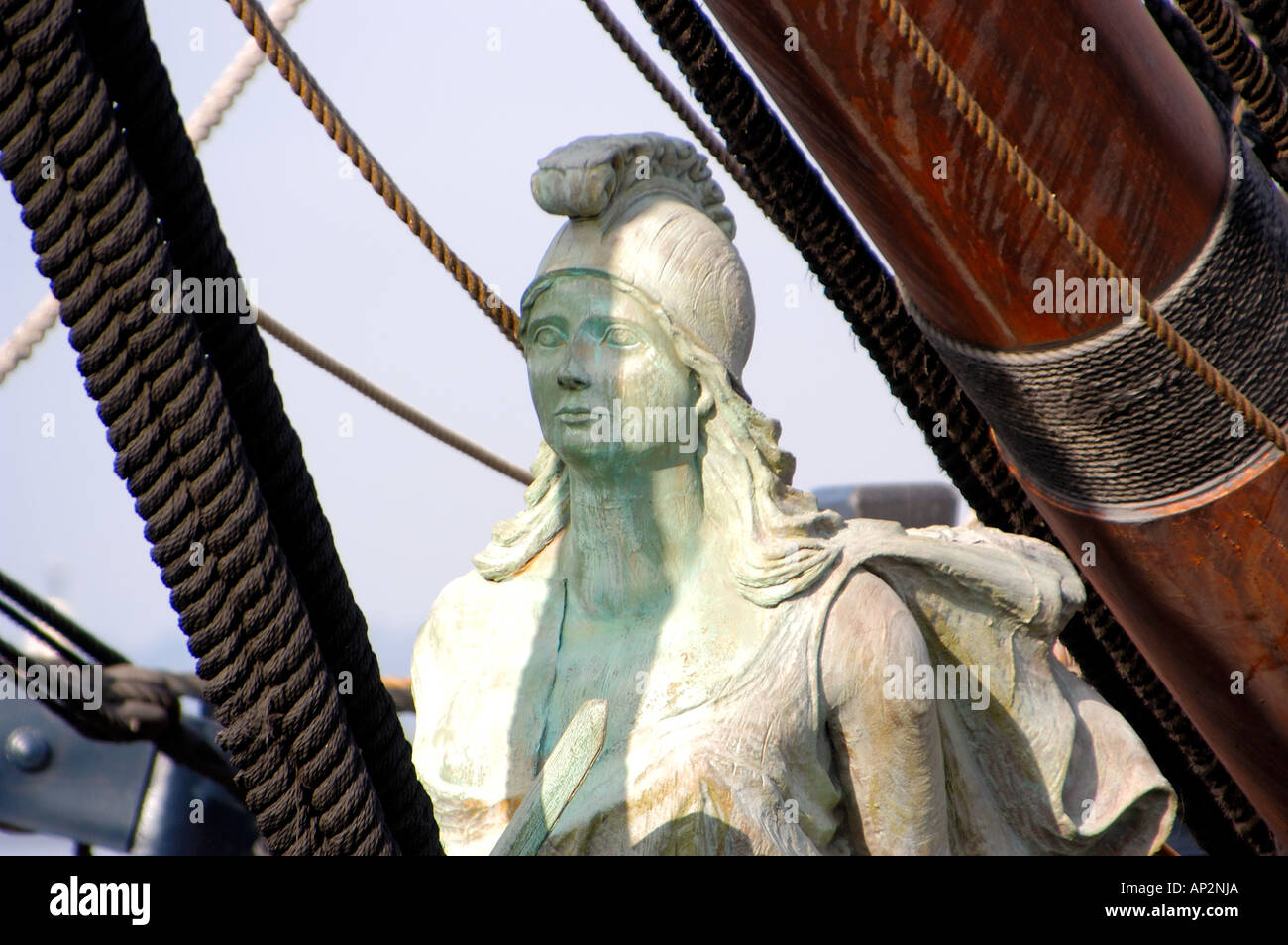 Maidenhead of the HMS Surprise the ship in the film Master and