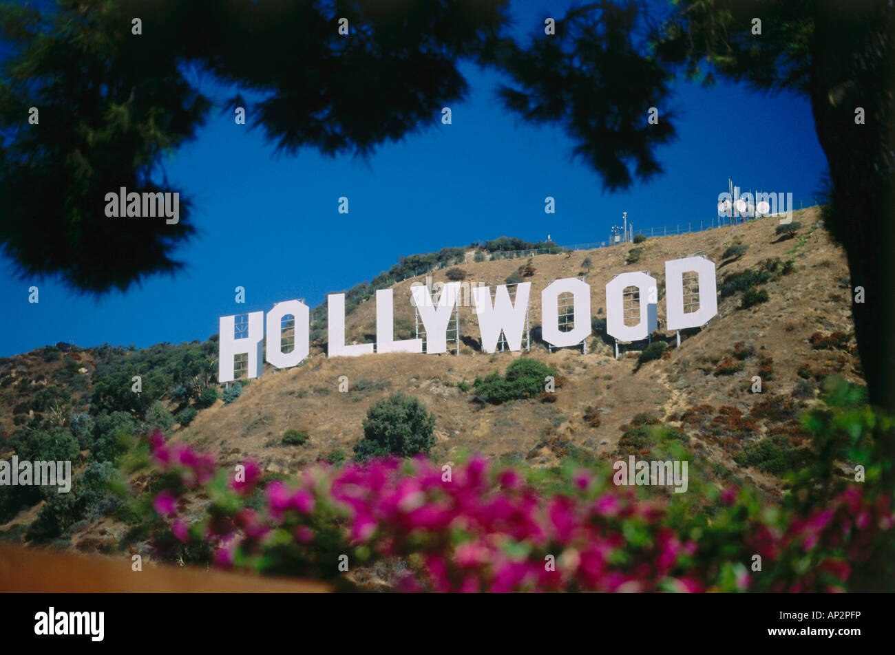 Hollywood Sign, Hollywood, L.A., Los Angeles, California, USA Stock Photo Alamy