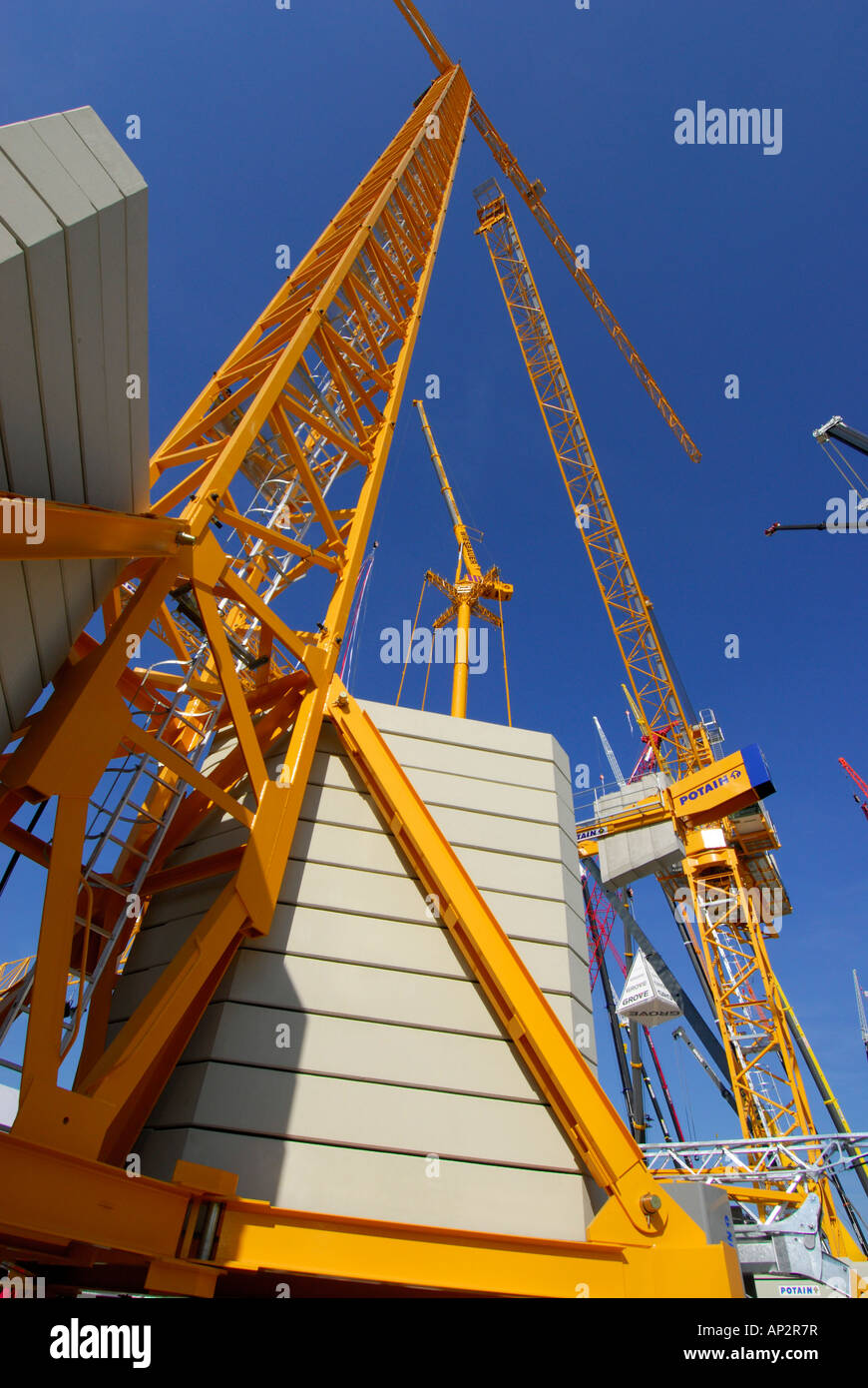 cranes, BAUMA 2007, international trade fair for construction machinery ...