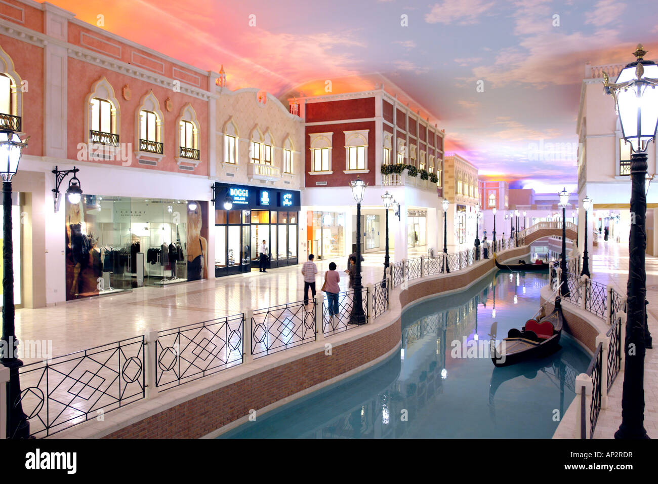 Villagio Shopping Mall, Doha, Qatar Stock Photo