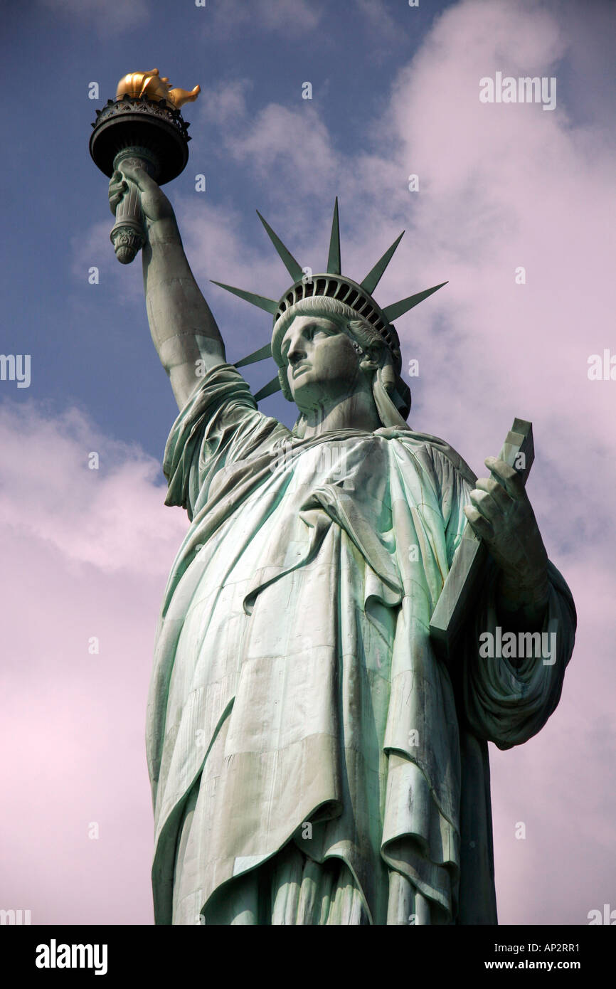 Statue of liberty torch close up hi-res stock photography and