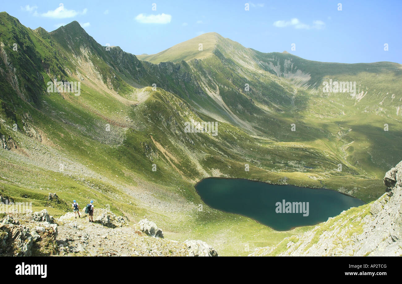 Mountain lake fagaras mountains hi-res stock photography and images - Alamy