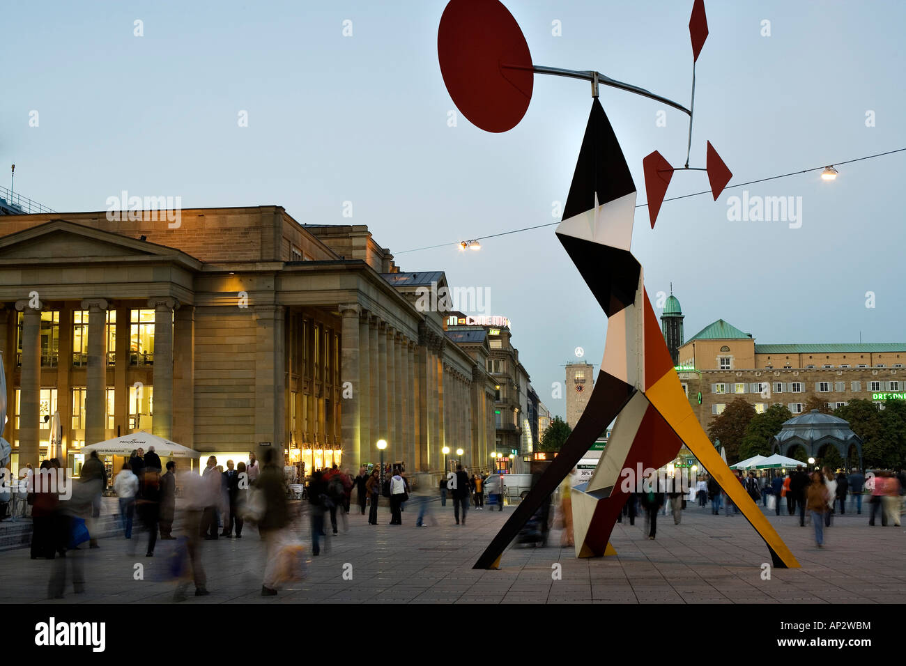 Koenigstrasse, Schlossplatz, Stuttgart, Baden-Wuerttemberg, Germany ...