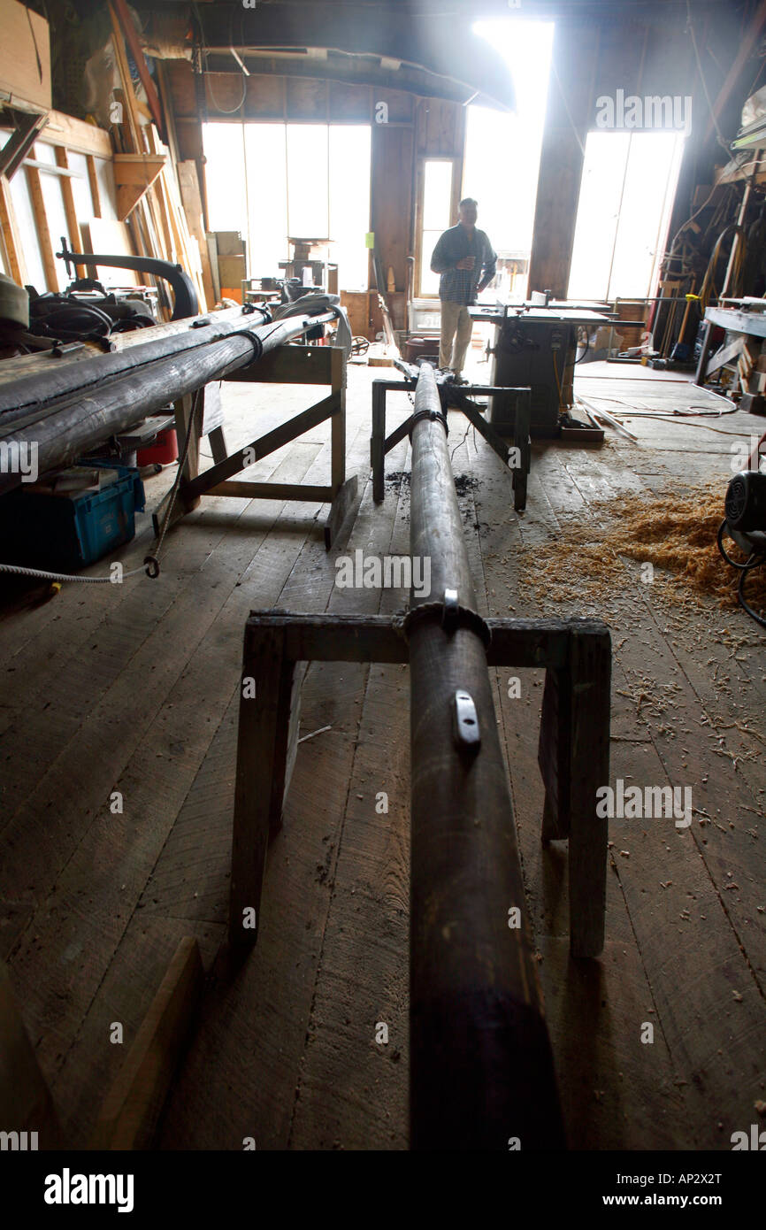 Inside the Shipbuilding Museum, Essex, Massachusetts, United States