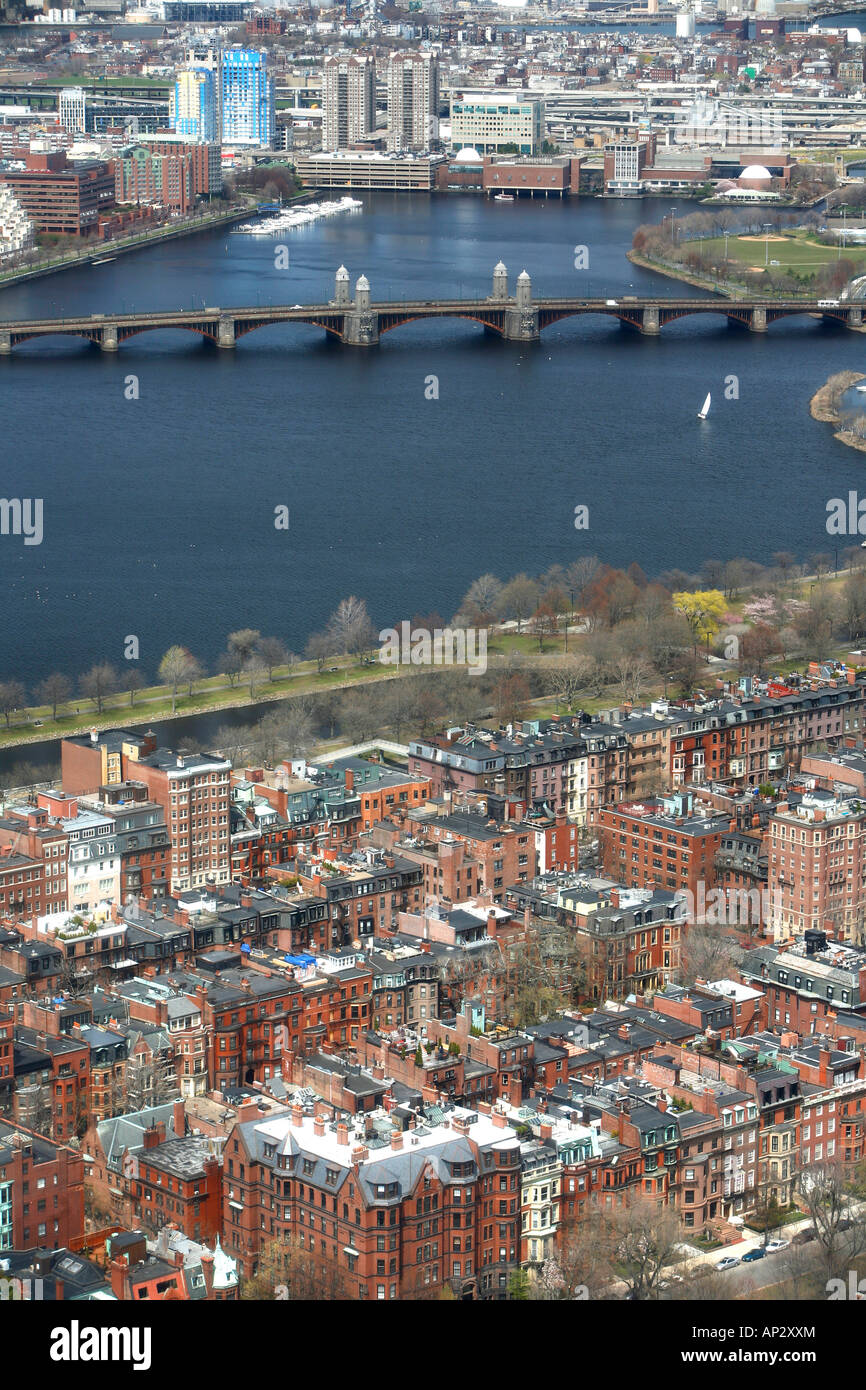 Back Bay and the Charles River, Boston, Massachusetts, United States ...