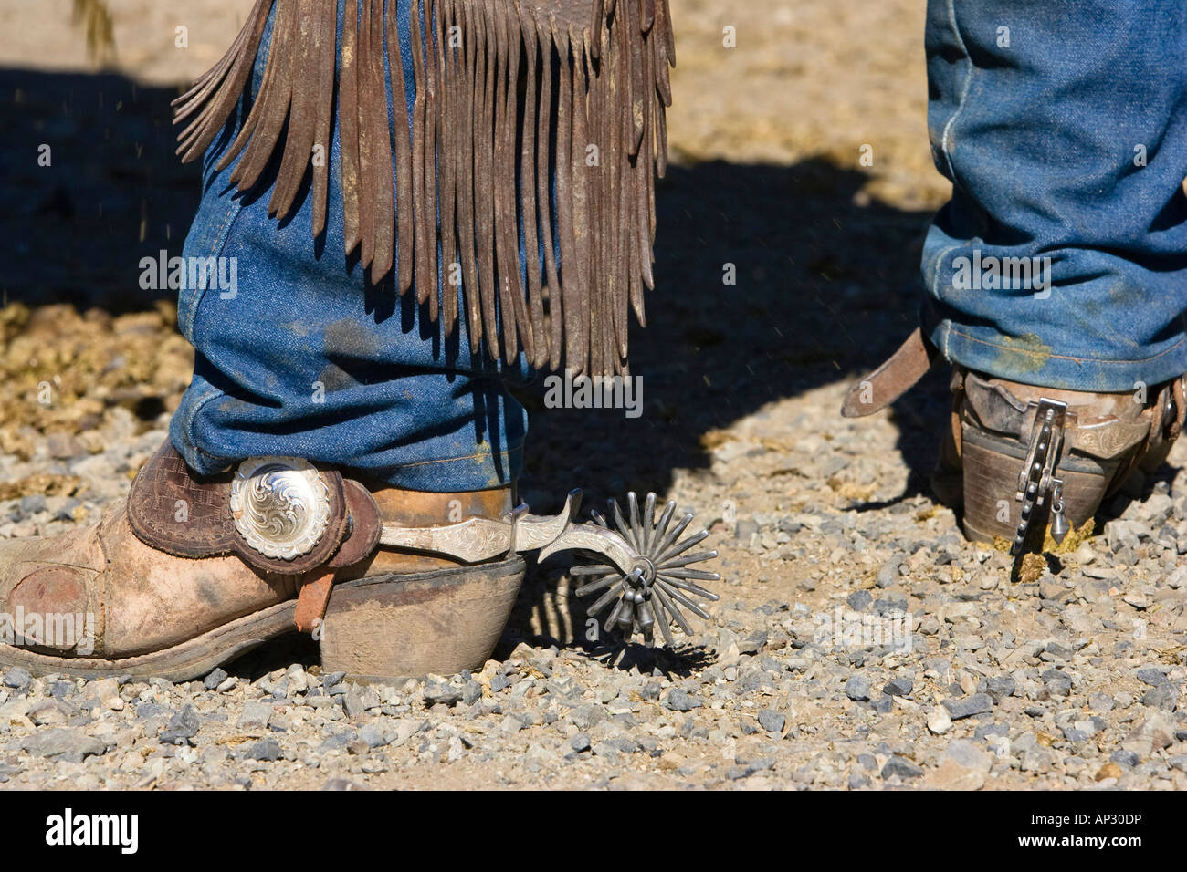 cowboy boots and barn, wildwest, Oregon, USA Stock Photo Alamy