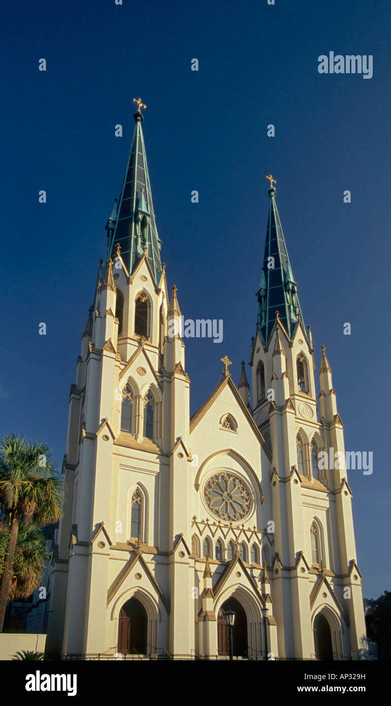 Cathedral of St John the Baptist Savannah Georgia USA Stock Photo - Alamy