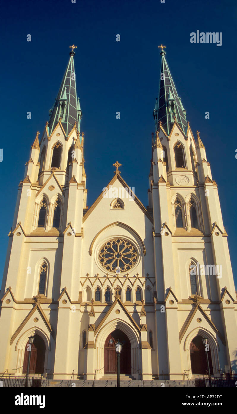 Cathedral of St John the Baptist Savannah Georgia USA Stock Photo - Alamy