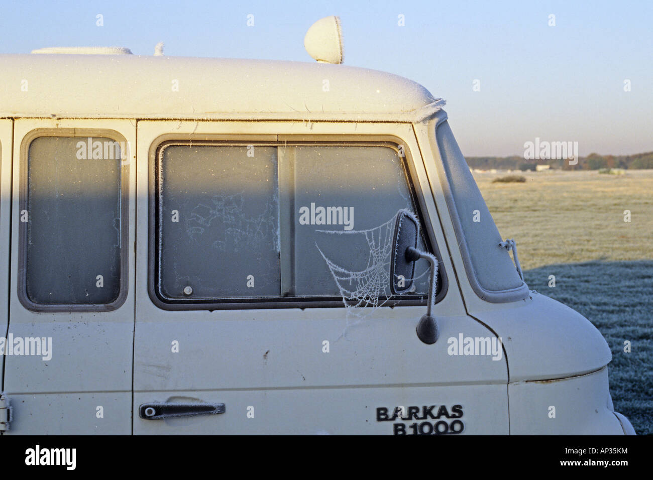 Former GDR delivery van, Germany Stock Photo