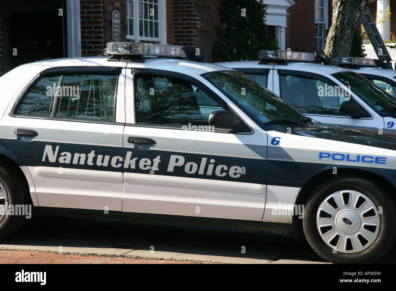 Nantucket Police Department cars Stock Photo Alamy