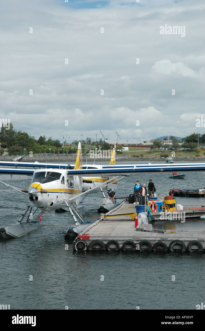 Float plane base at Victoria's inner harbour, Victoria, British