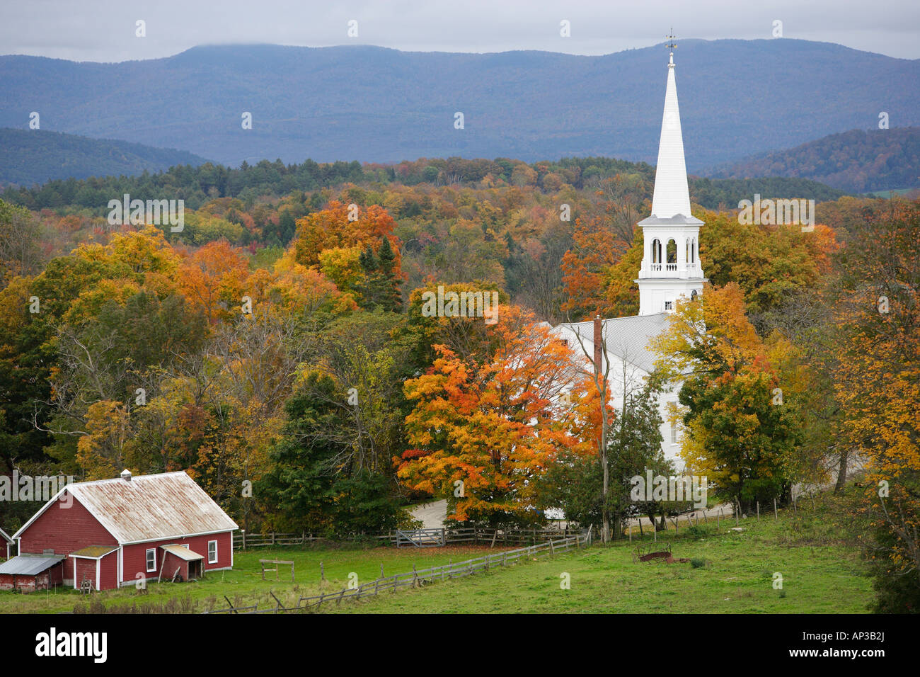 Peachham is one of the most beautiful villages in Vermont, New Engand