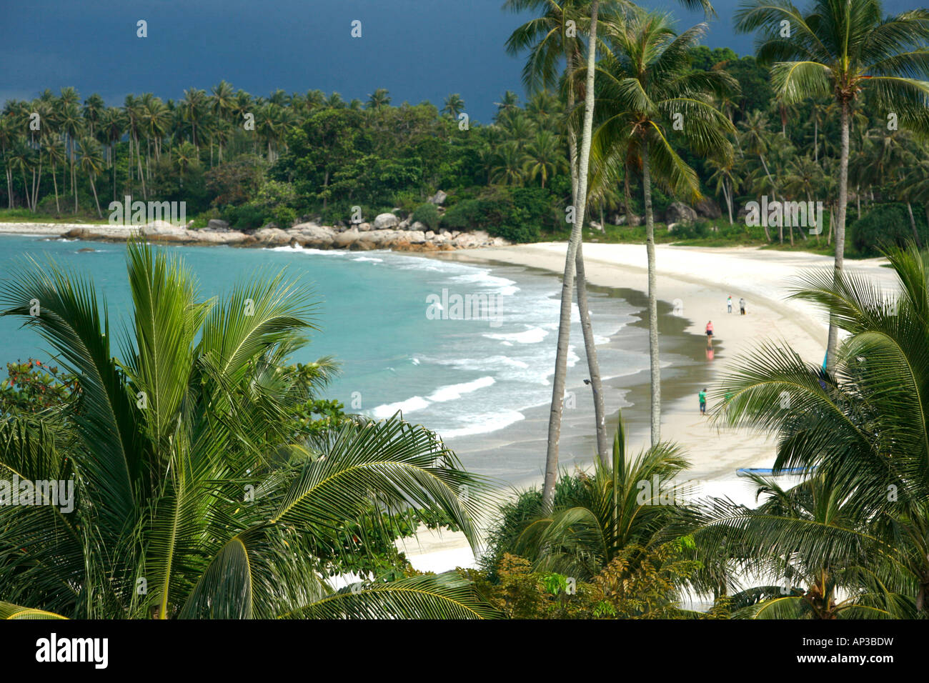 Beach, Angsana beach resort, Bintan Island, Indonesia Stock Photo