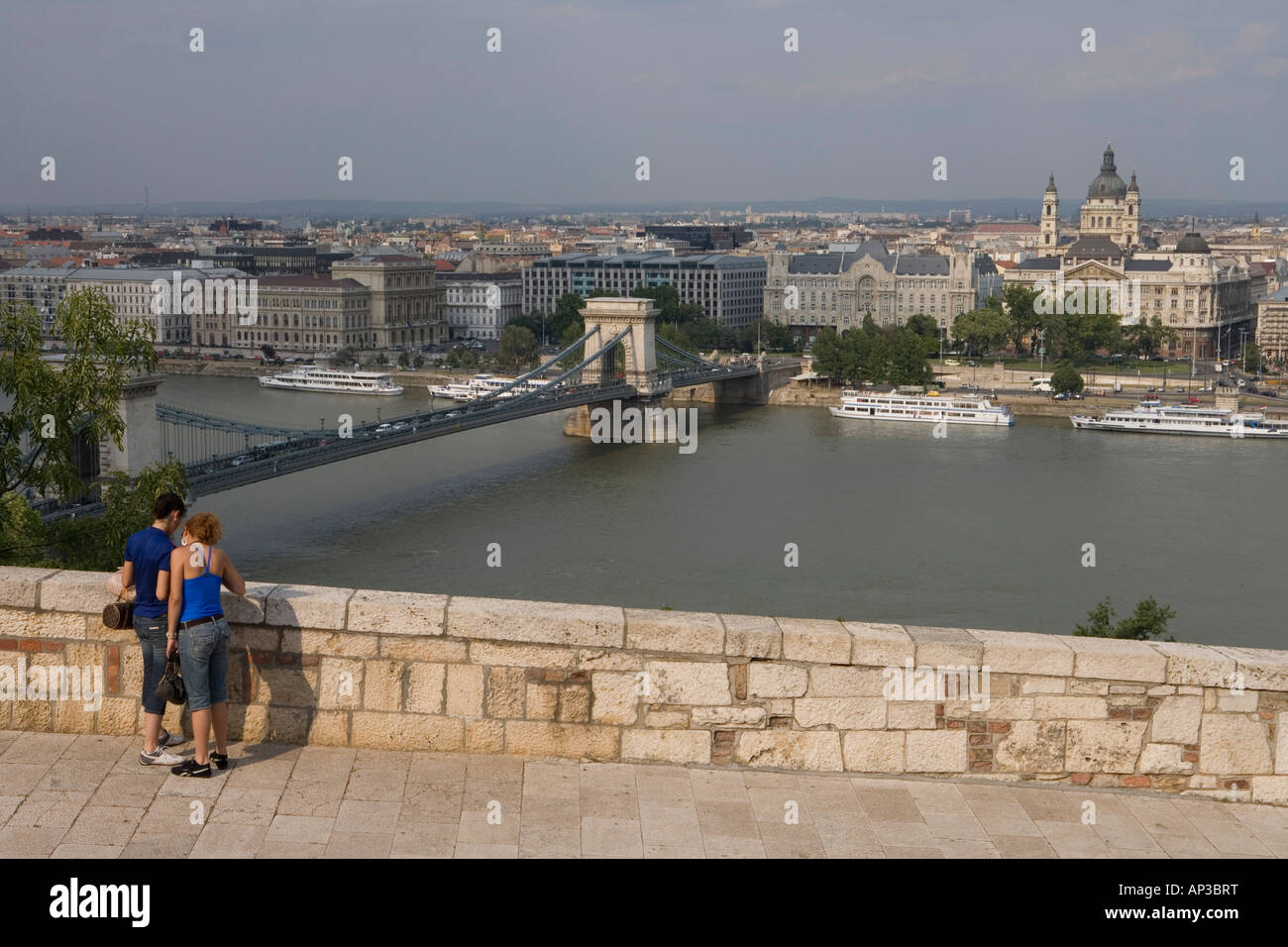 View from Castle Hill, Buda, Budapest, Hungary Stock Photo - Alamy