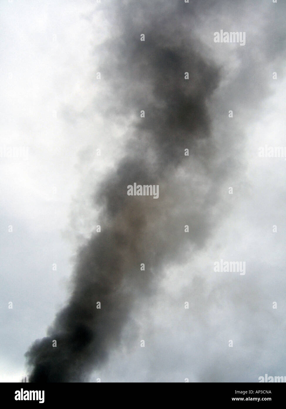 trail of black smoke Stock Photo - Alamy