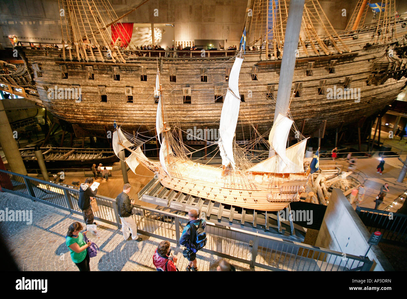 Tourists in the Vasa Museum, Stockholm, Sweden Stock Photo - Alamy