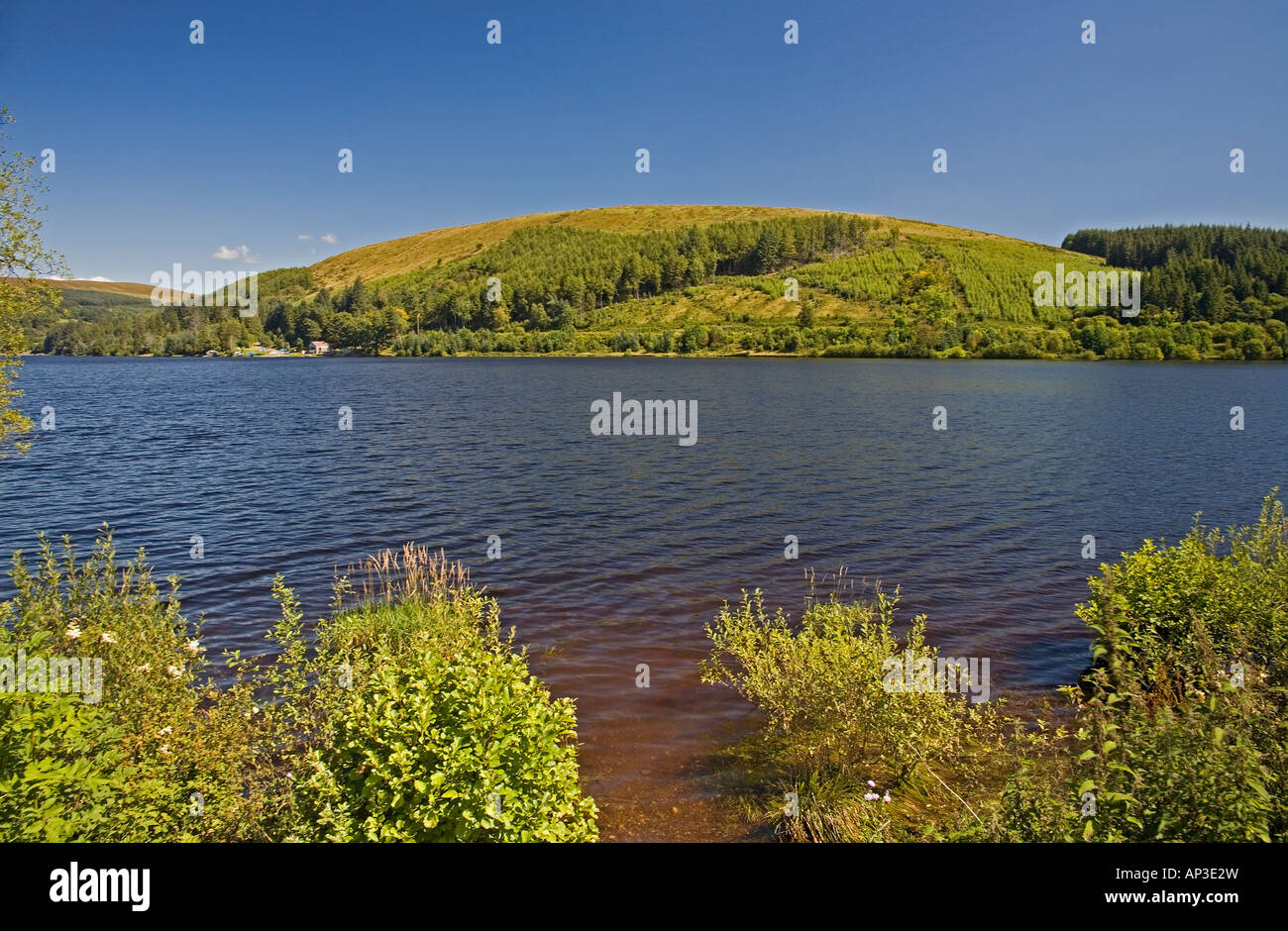 Pontsticill Reservoir, Brecon Beacons National Park, Powys/Merthyr Tydfil border, South Wales, UK Stock Photo