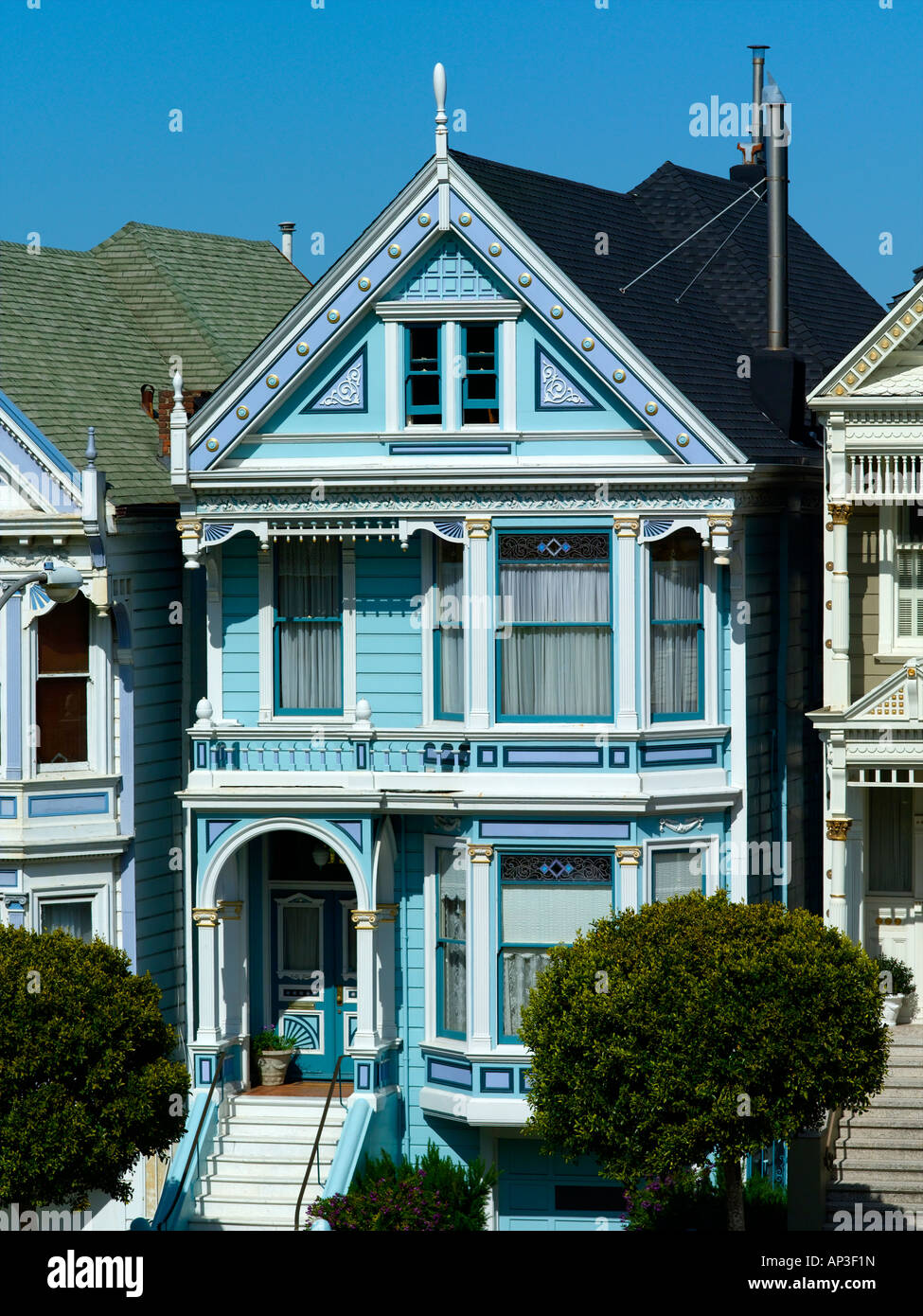 Victorian house in Alamo square San Francisco Stock Photo Alamy