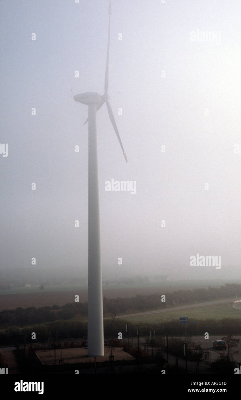PICTURE CREDIT DOUG BLANE Wind turbin in France Stock Photo